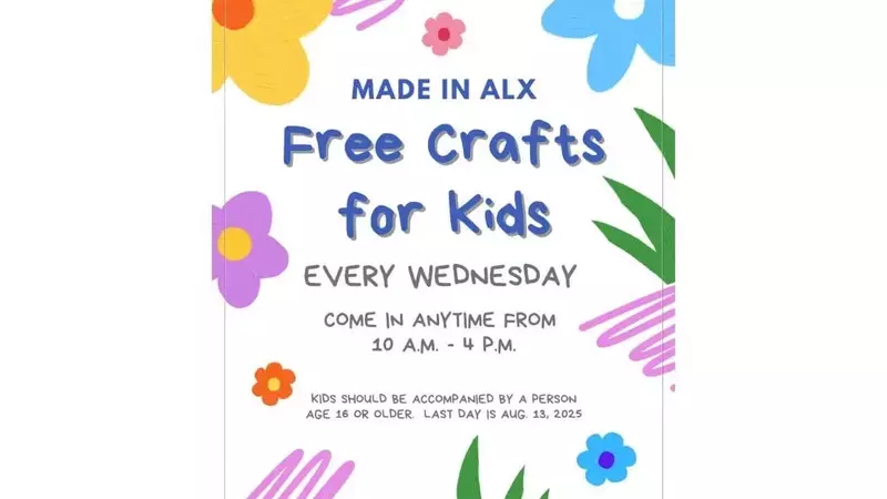 Summer Fun: Free Weekly Crafts for Kids at Made in ALX