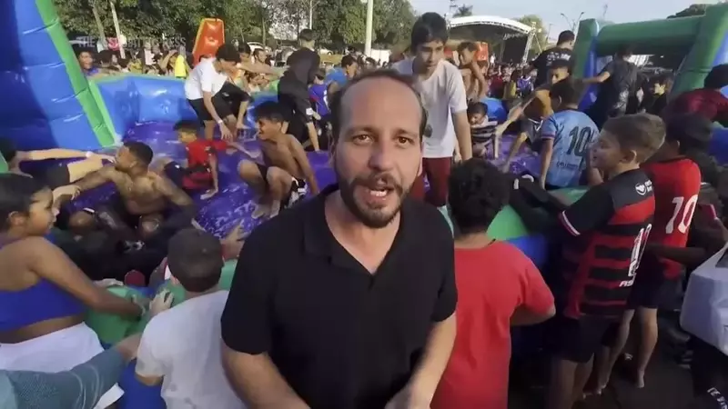 Global TikTok Star Joins Footballer in Heartwarming Charity Appearance