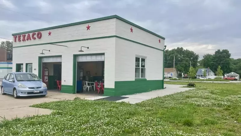 Historic Gas Station Transformed into Vibrant Community Hub