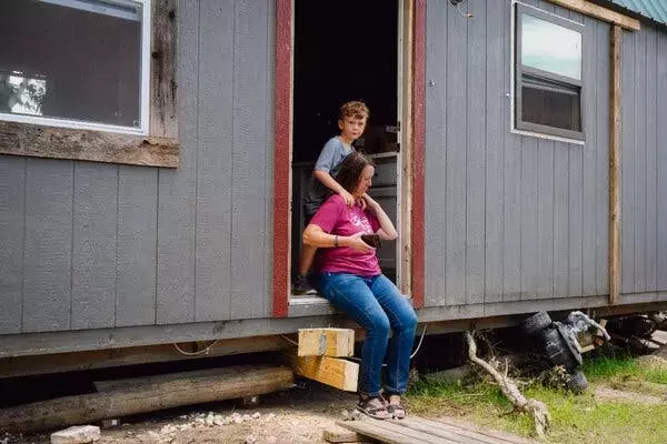 A Mother's Return to a Flood-Ravaged Home in Texas