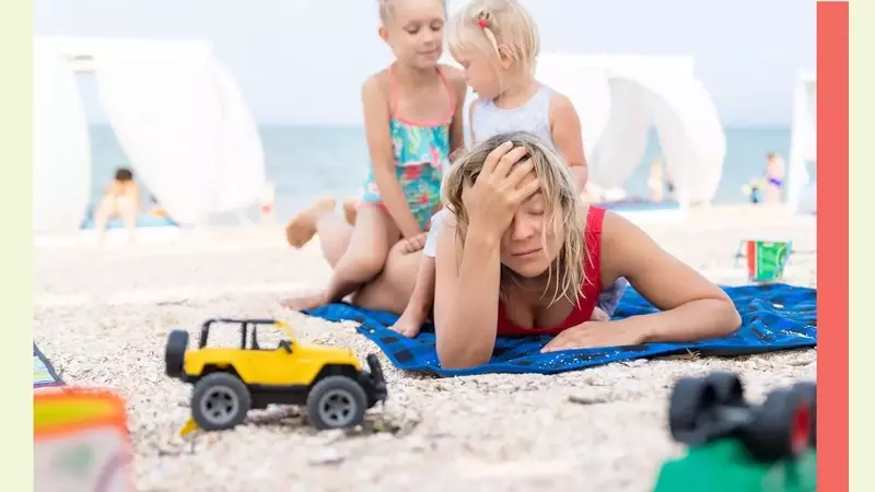 A Mother's Unexpected Retreat from Family Vacation Ignites Online Debate