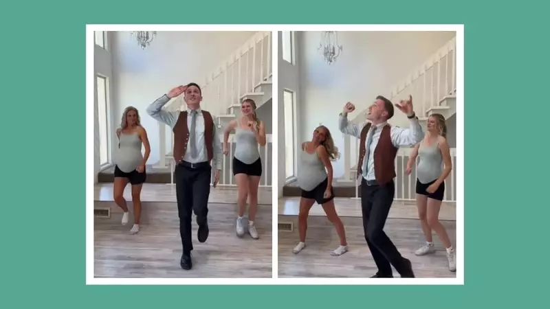 A Cinematic Pregnancy Journey: Mother and Daughter Recreate 'Father of the Bride Part II'