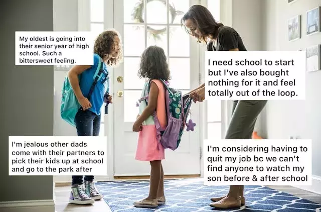Parents' Candid Admissions as Summer Ends and School Resumes