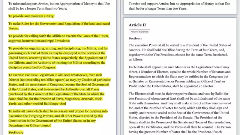 Library of Congress Website Constitution Omission Sparks Online Debate