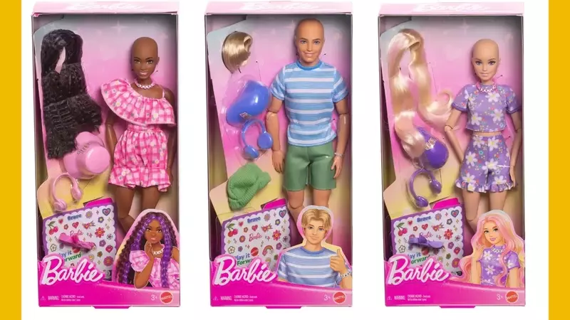Mattel Unveils New 'Brave' Barbie and Ken Dolls to Support Children with Hair Loss