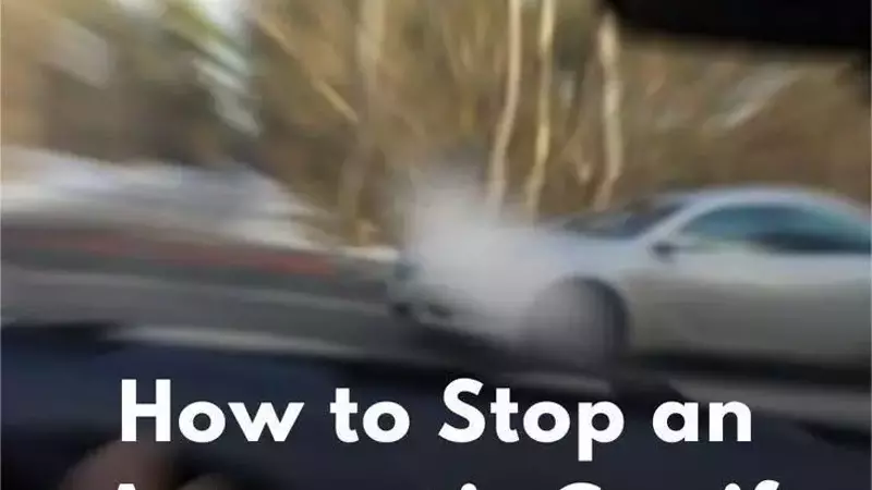 How to stop automotic car if the brakes fall