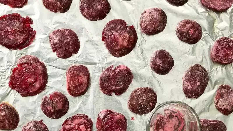 Crispy Smashed Beets with Feta and Pistachios