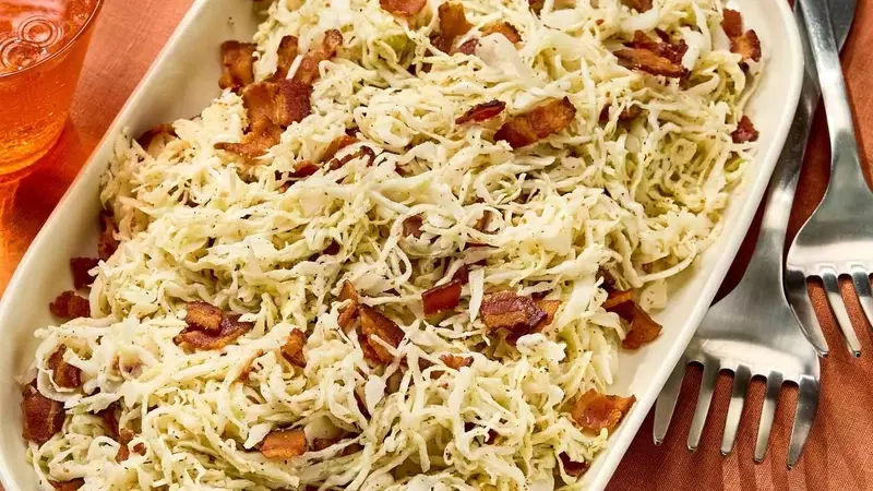 Delectable Cabbage and Bacon Side Dish