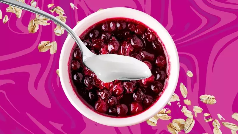 Repurpose Leftover Cranberry Sauce with Delicious Baked Oats
