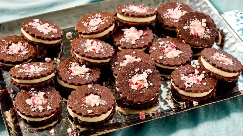 The Art of Crafting Chocolate Peppermint Sandwich Cookies