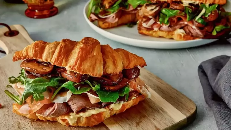 Effortless Wellington-Inspired Croissant Sandwiches