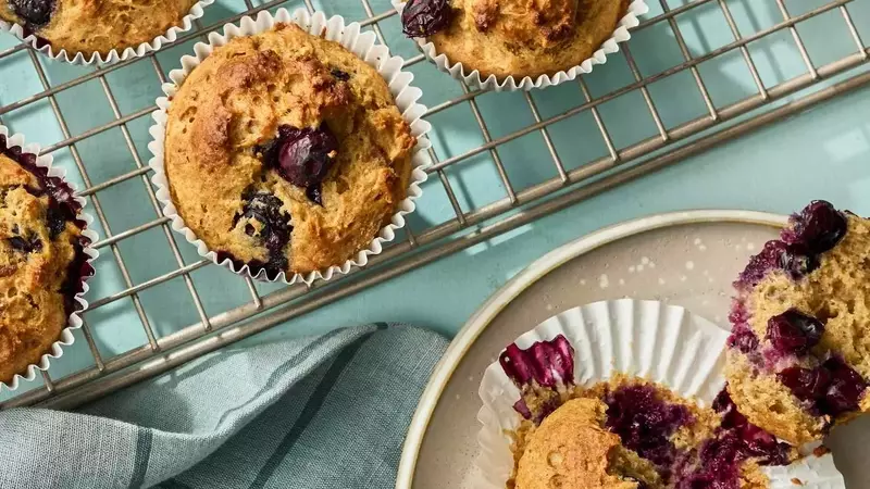 Delectable Blueberry Muffins with Natural Sweetness
