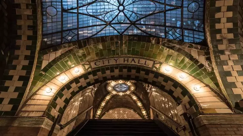 NYC Mayor's Oath in Historic Subway Station