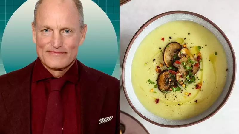 Woody Harrelson and Laura Louie's Vegan Creamy Potato Leek Soup Recipe