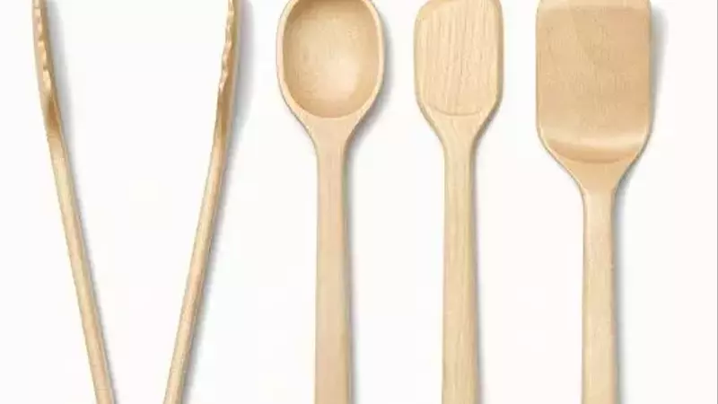 Caraway's Mini Birch Utensil Set: A Kitchen Essential