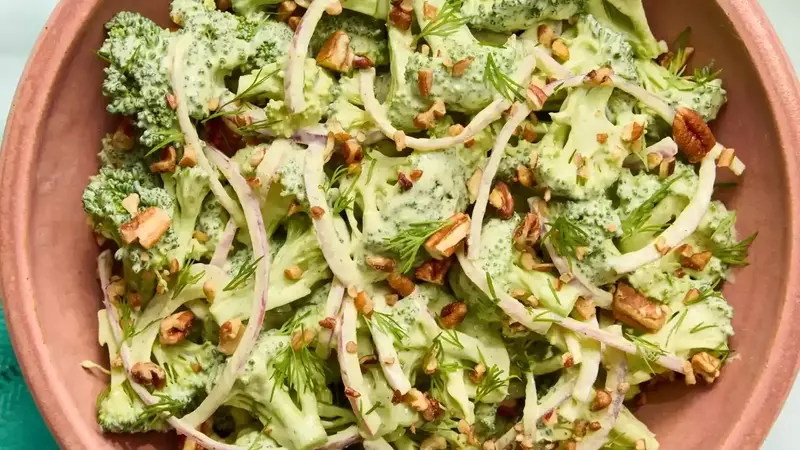 High-Protein Creamy Broccoli Salad