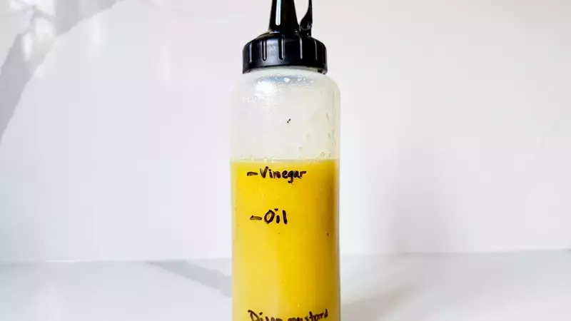 Homemade Vinaigrette: A Simple Squeeze Bottle Hack for Effortless Salad Dressings