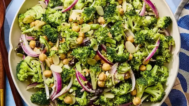 Nutritious Chopped Broccoli & Chickpea Salad: A Meal-Prep Essential