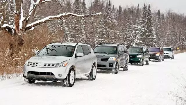 2003 Crossover SUV Showdown: Buick Rendezvous vs. Honda Pilot, Mitsubishi Endeavor, Nissan Murano, and Toyota Highlander