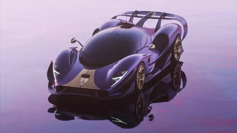De Tomaso P900's Alien-Inspired V12 Engine and Exclusive Track Design