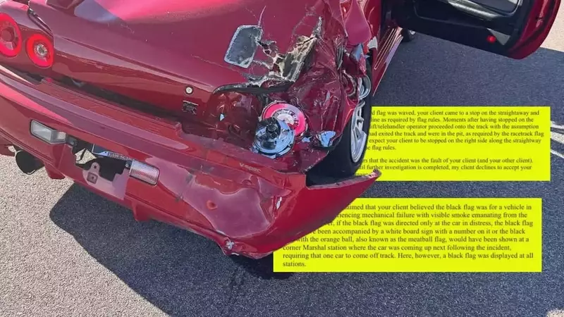 Laguna Seca Telehandler Destroys Rare R34 Nissan Skyline, Owner Files Lawsuit