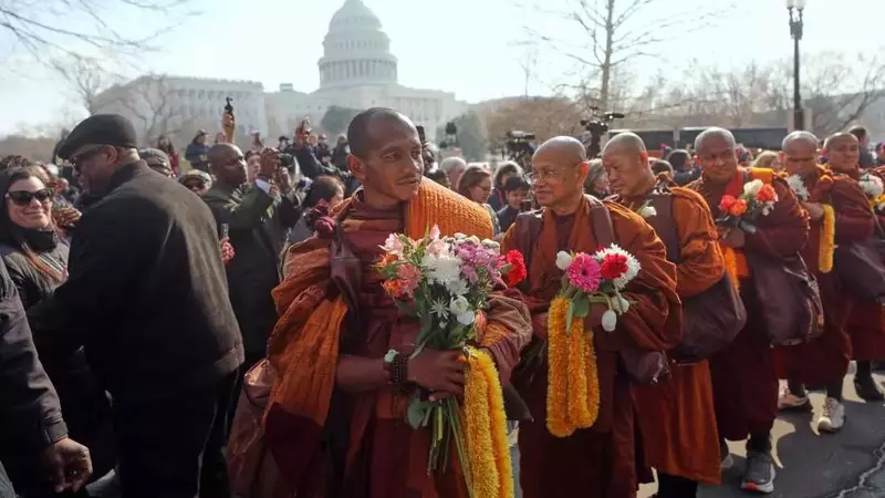 Monks' Peace Journey Culminates in Washington D.C.