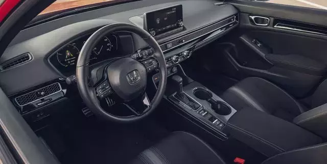 2025 Honda Civic Sport Hybrid Hatchback Interior Review