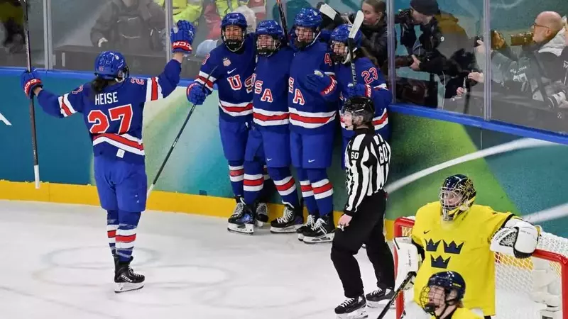 USA Women's Hockey Team Dominates, Advances to Olympic Gold Medal Match