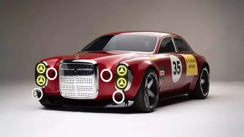 Mercedes-AMG's Iconic "Red Pig" Sedan Gets a Modern Redesign