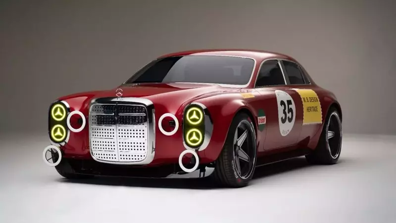 Mercedes-Benz Unveils 'Red Pig' Homage Concept