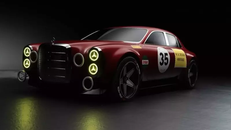 Mercedes-Benz Reimagines the Iconic "Red Pig" as a Modern Luxury Sedan