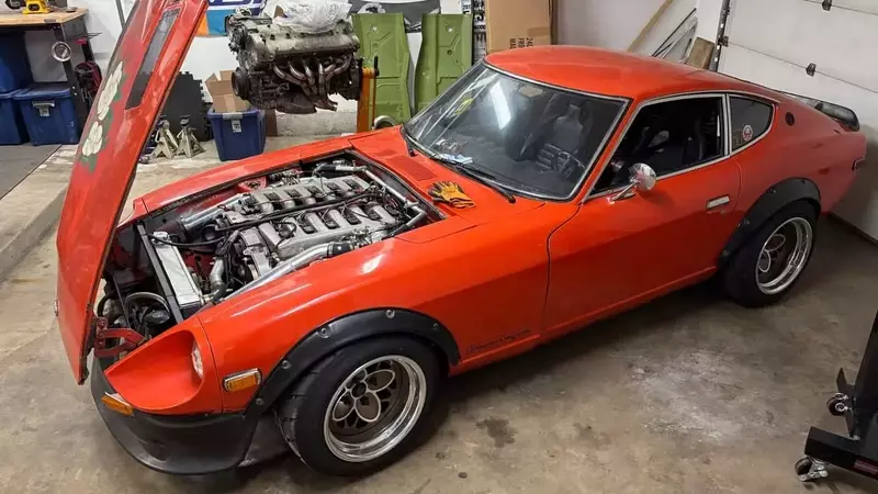 Datsun 240Z Gets V12 Engine Transplant, Roars Like a Ferrari