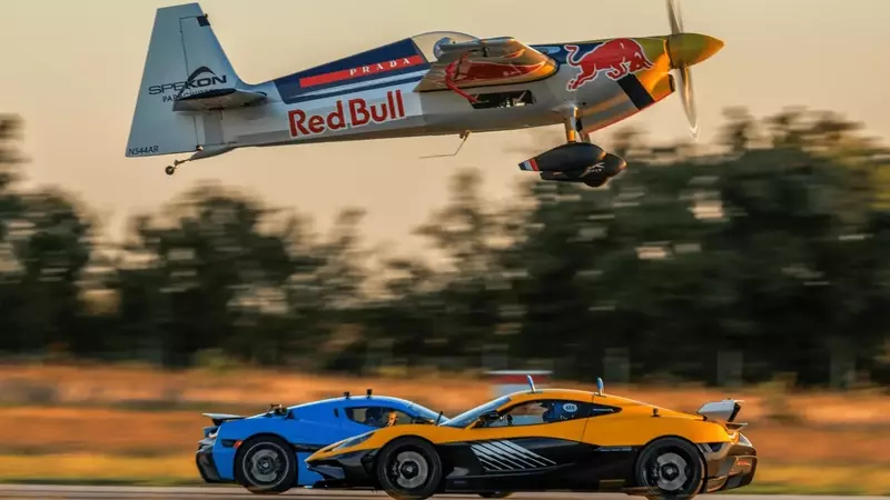 Rimac Nevera's Role in a Daring Aviation Stunt