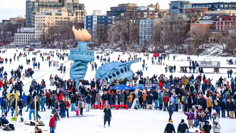 Celebrating Winter: Madison's Frozen Assets Festival Faces Climate Challenges