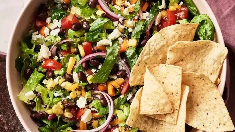 Wholesome Taco Salad: A Fiber-Rich, No-Cook Delight