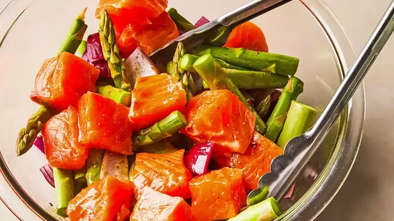 Effortless Balsamic Salmon & Asparagus Sheet Pan Dinner