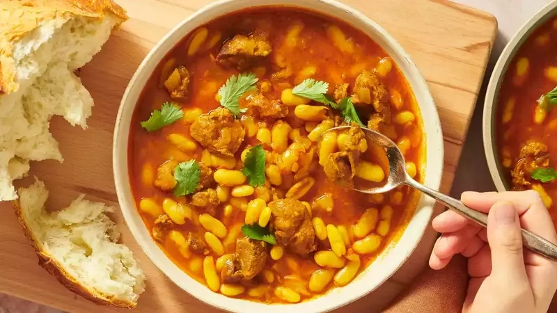 Moroccan White Bean and Lamb Stew (Loubia): A Comforting One-Pot Delight