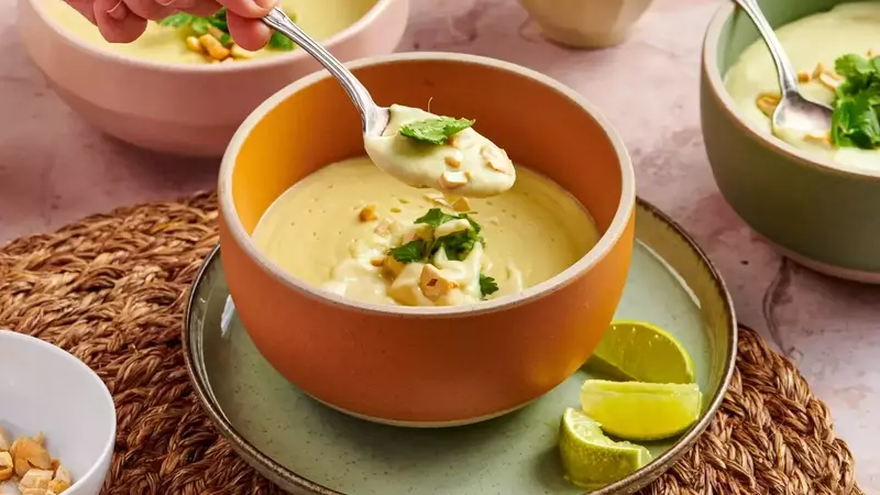 Creamy Thai-Inspired Parsnip Soup with Coconut and Aromatics
