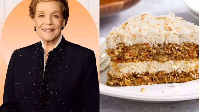 Julie Andrews' Carrot Cake: A Healthier Twist with Tofu Frosting