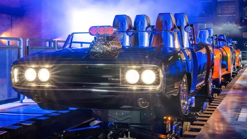 Fast & Furious: Hollywood Drift Roller Coaster Unveils Iconic Ride Vehicles