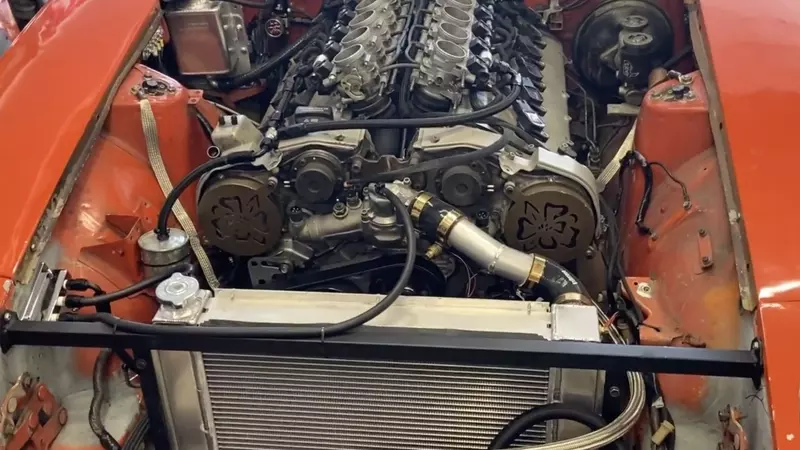 Datsun 280Z Transformed with Mercedes-Benz V12 Power