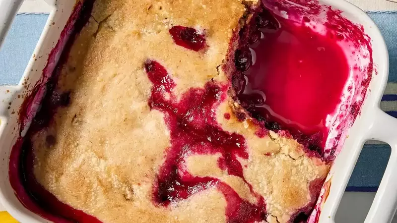 Lemon-Blueberry Pudding Cake: A Nutrient-Rich Springtime Delight