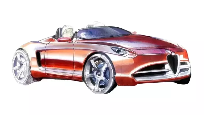 Alfa Romeo's Unbuilt Porsche Boxster Rival