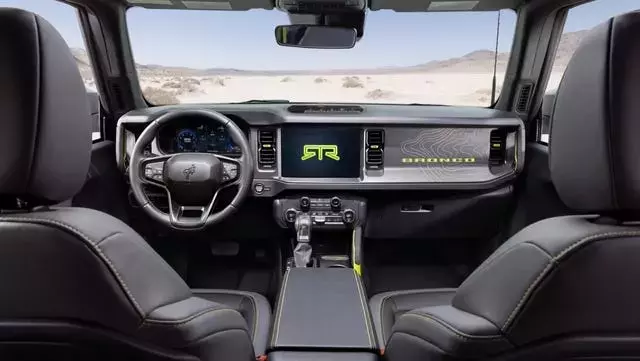 Ford Unveils 2027 Bronco RTR Interior with Striking Hyper Lime Accents