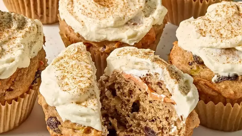 Nourishing Carrot Cake Muffins: A High-Protein Delight