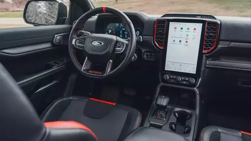 2026 Ford Ranger Raptor Interior Features
