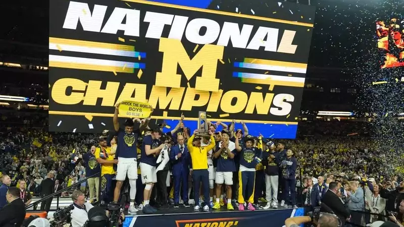Michigan Secures Second NCAA Basketball Title in Gritty Victory Over UConn