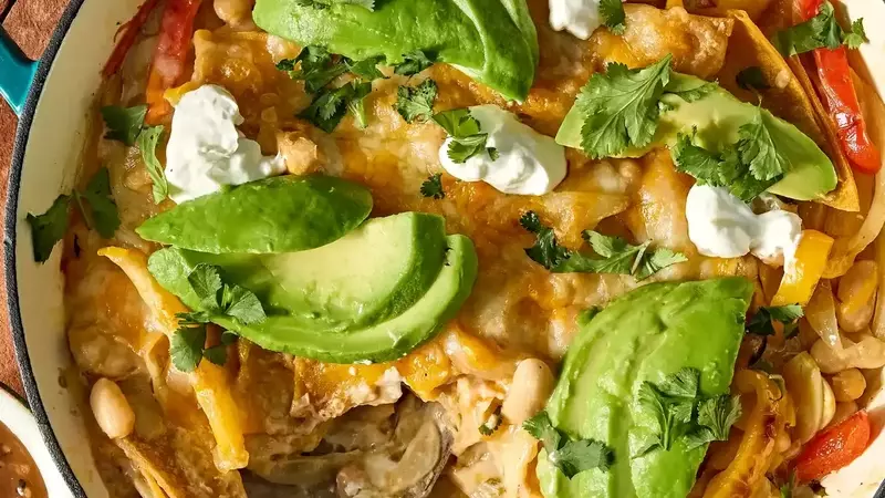 Delectable White Bean Fajita Bake: A Wholesome Vegetarian Feast