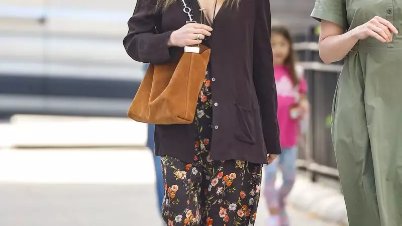 Jennifer Lawrence's Transitional Season Style Statement