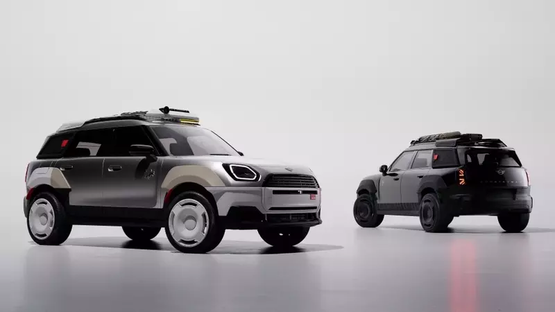 Mini Countryman Transformed into a Portable Party Machine by Vagabund Moto